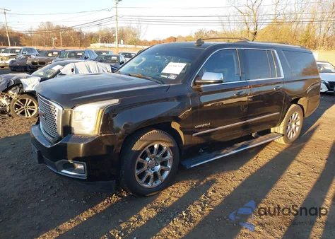 2015 GMC Yukon Xl 1500 Denali из США, поврежденный, VIN 1GKS2JKJ2FR722206